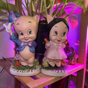 Porky & Petunia Pig VINTAGE